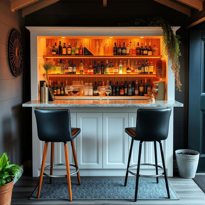 home bar to entertain