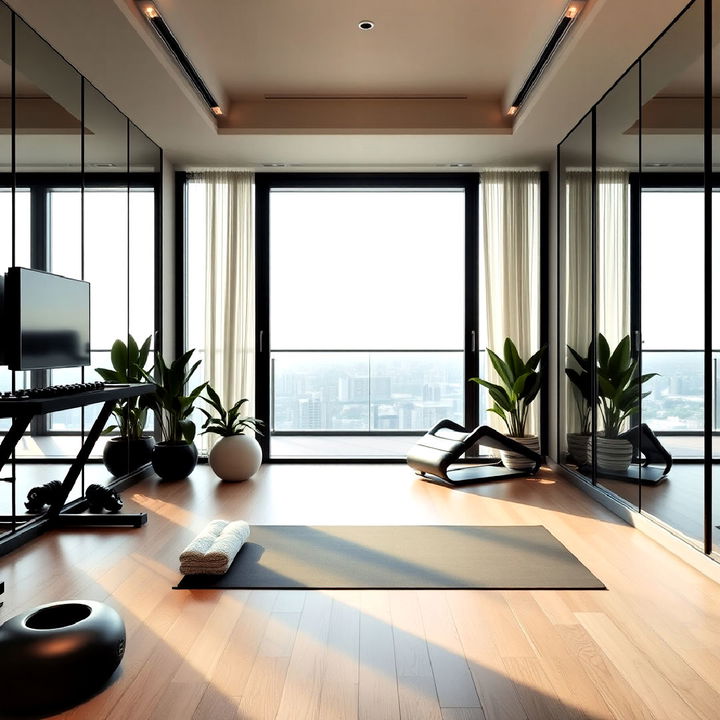 home gym and wellness space