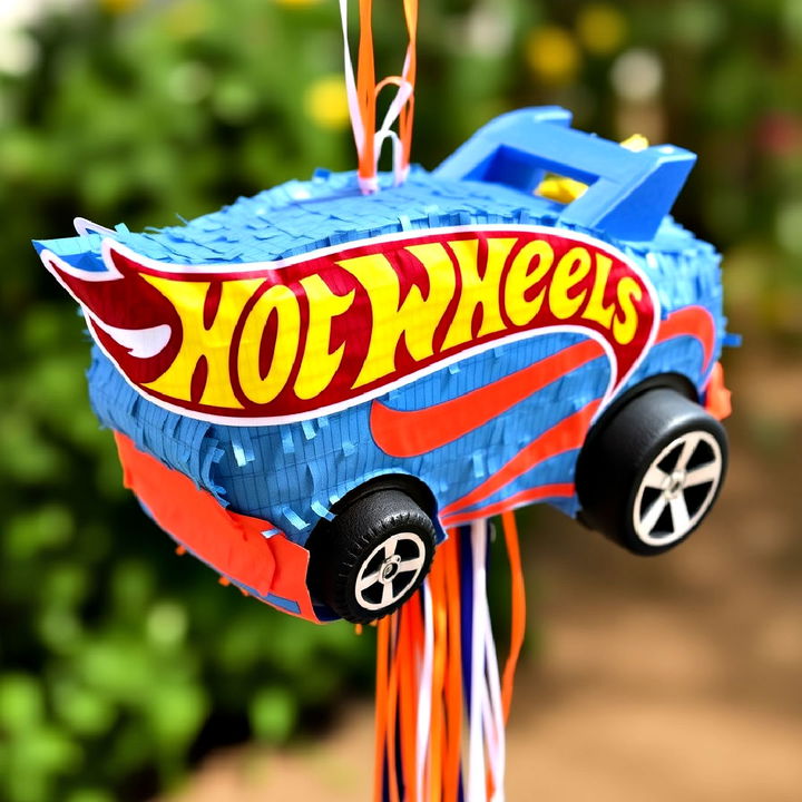 hot wheels birthday party piñata