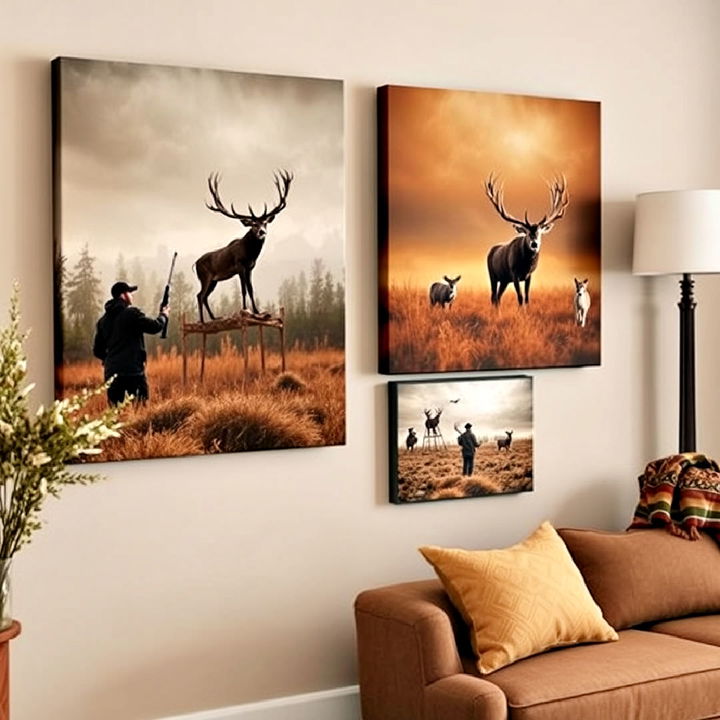 hunting scenes canvas prints