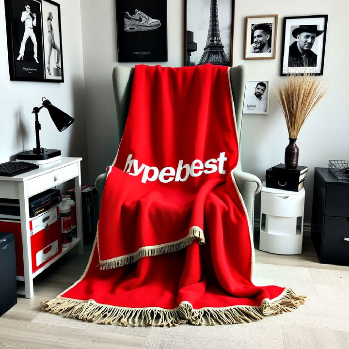 hypebeast blanket throw