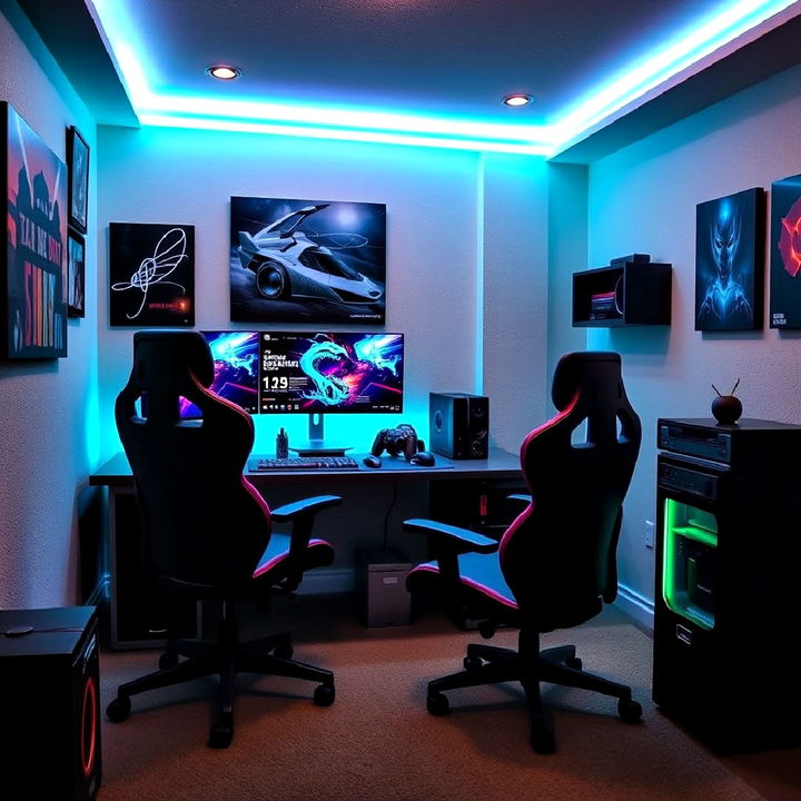 incorporate a gaming inspired office