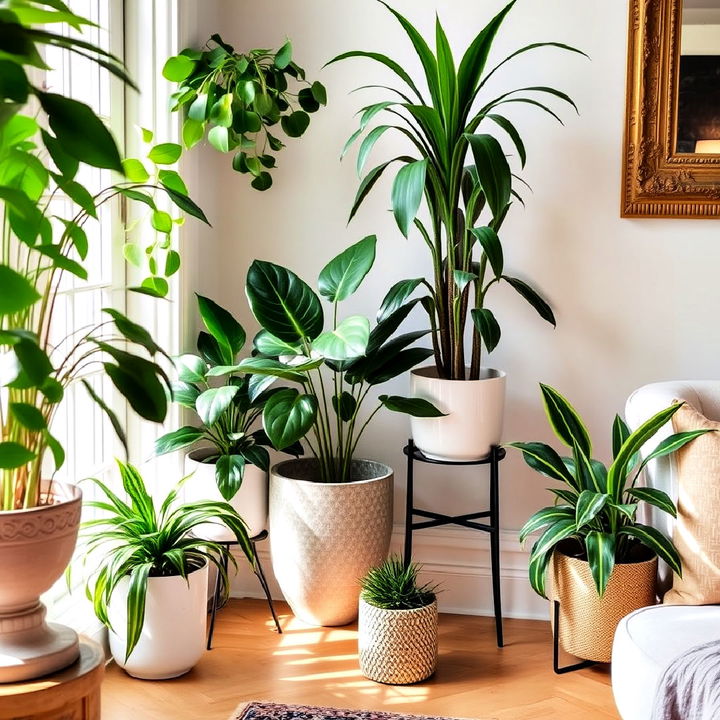 indoor plants french interior design