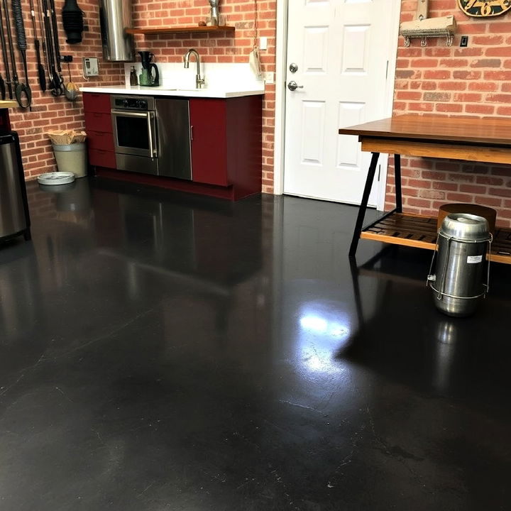 industrial chic epoxy floor