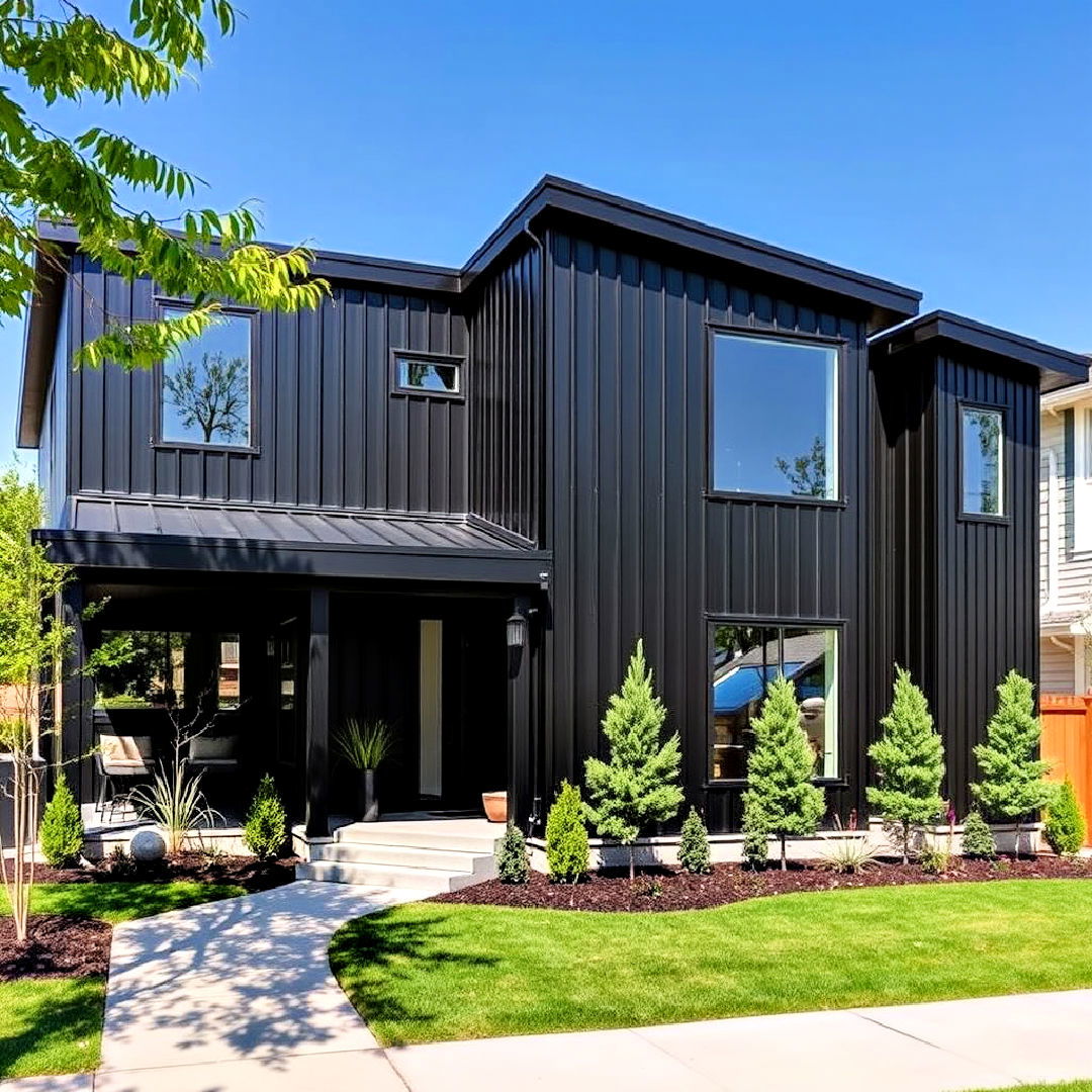 30 Black House Siding Ideas for A Modern Home Exterior