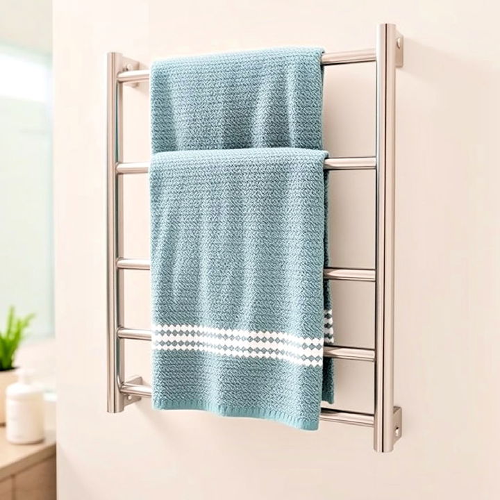 install vertical towel bar