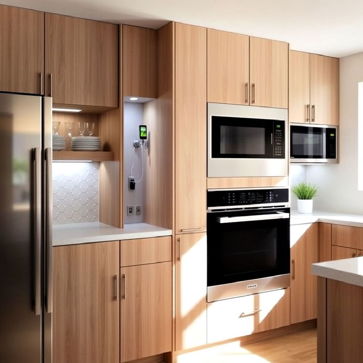 integrating smart technology in kitchen