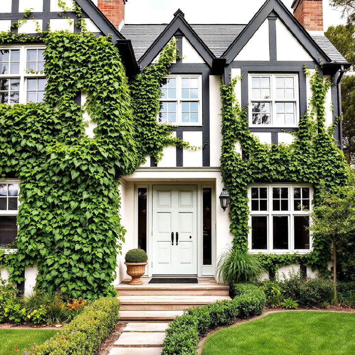 ivy covered walls for a natural accent