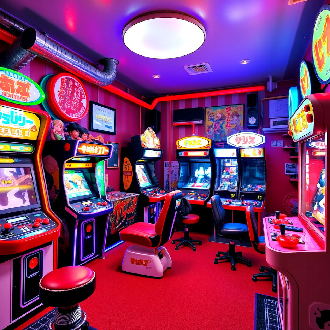 25 Arcade Room Ideas with Retro Vibes