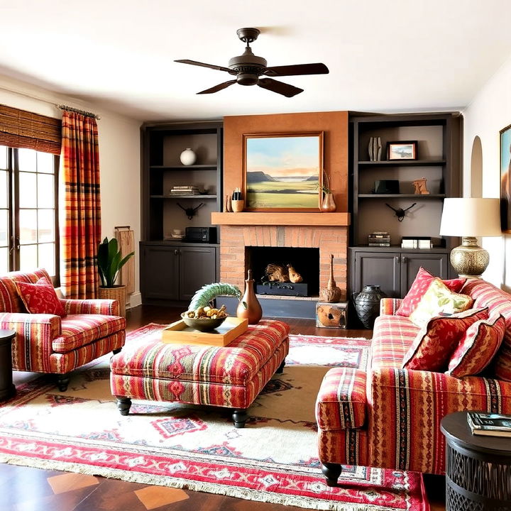 kilim style upholstery for living room