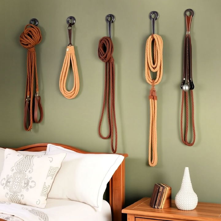 lasso wall hangings for cowboy room decor