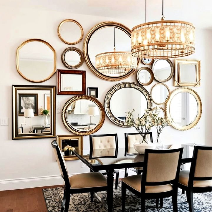 layering mirror for dining room