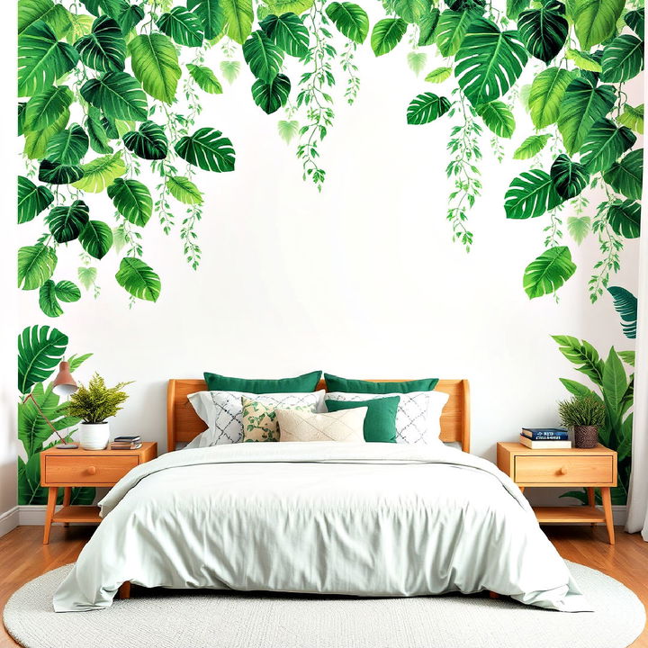 leaf shaped wall decals bedroom