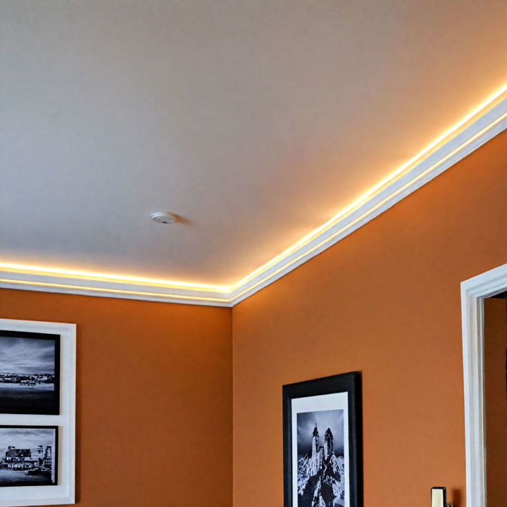 led strip lighting ceiling trim