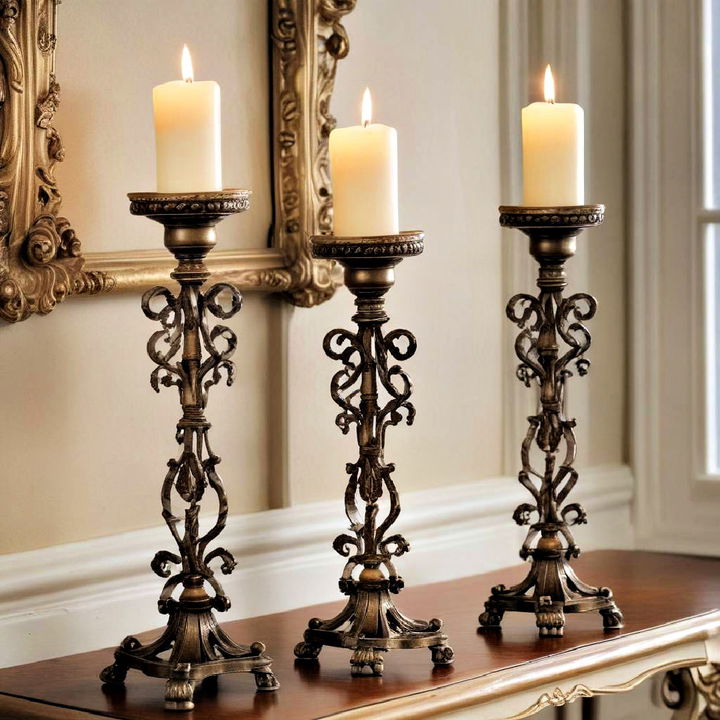 light up your interior with candle holders