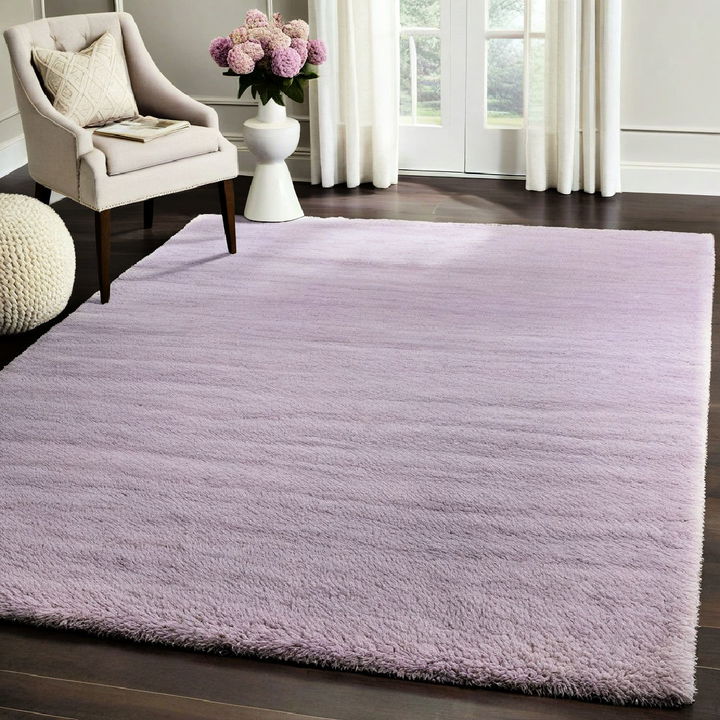 lilac area rug for bedroom