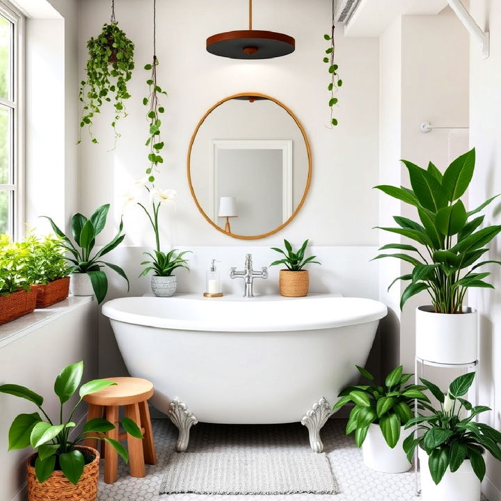 live plants for bathroom