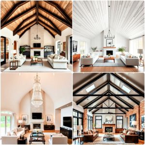 living room vaulted ceiling ideas