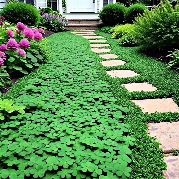 low maintenance clover ground covers