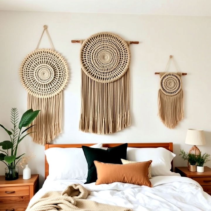 macramé wall hanging for bedroom