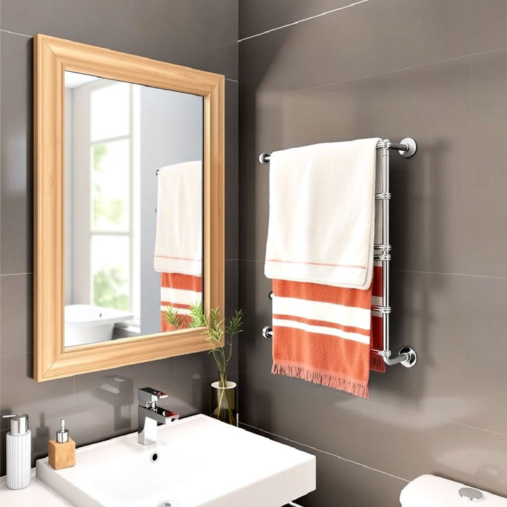 magnetic towel rack