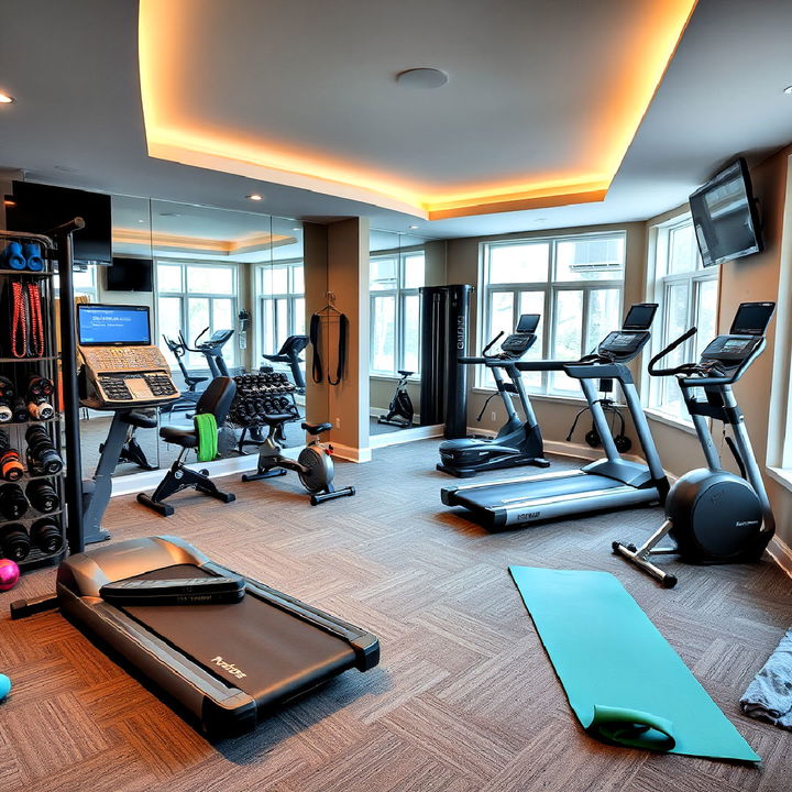 make a fitness room at home