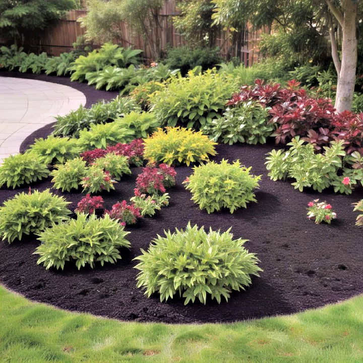 make circular garden beds stand out landscaping