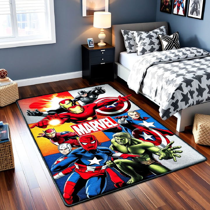 marvel area rug for bedroom