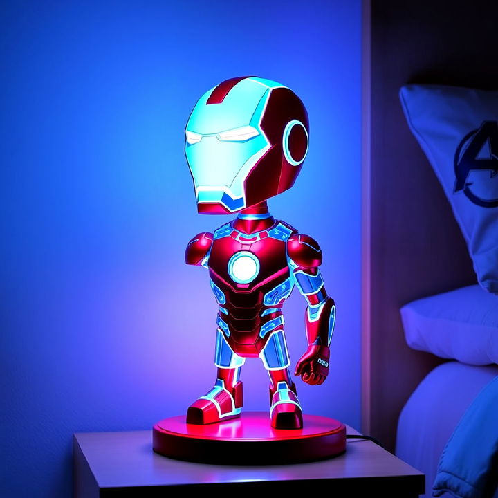 marvel character lighting bedroom