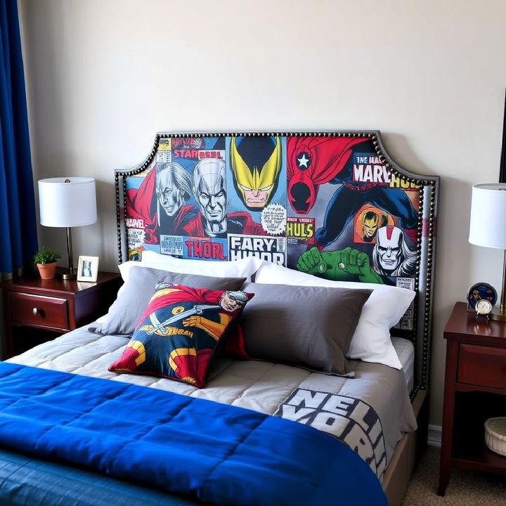 marvel hero headboard