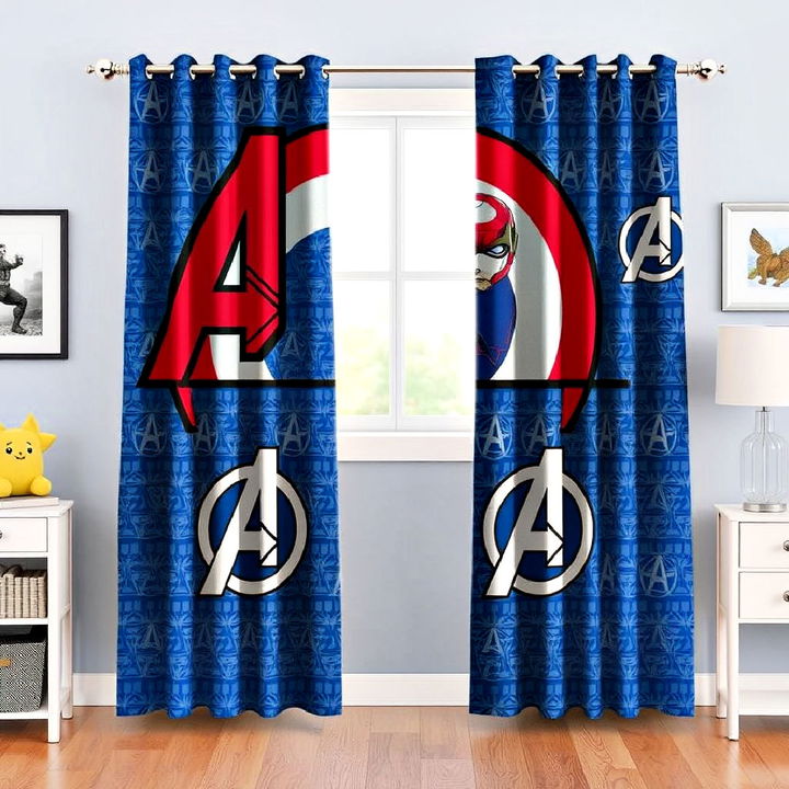 marvel themed curtains for bedroom