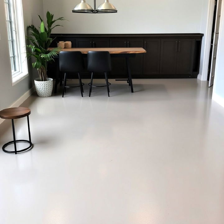 matte epoxy flooring