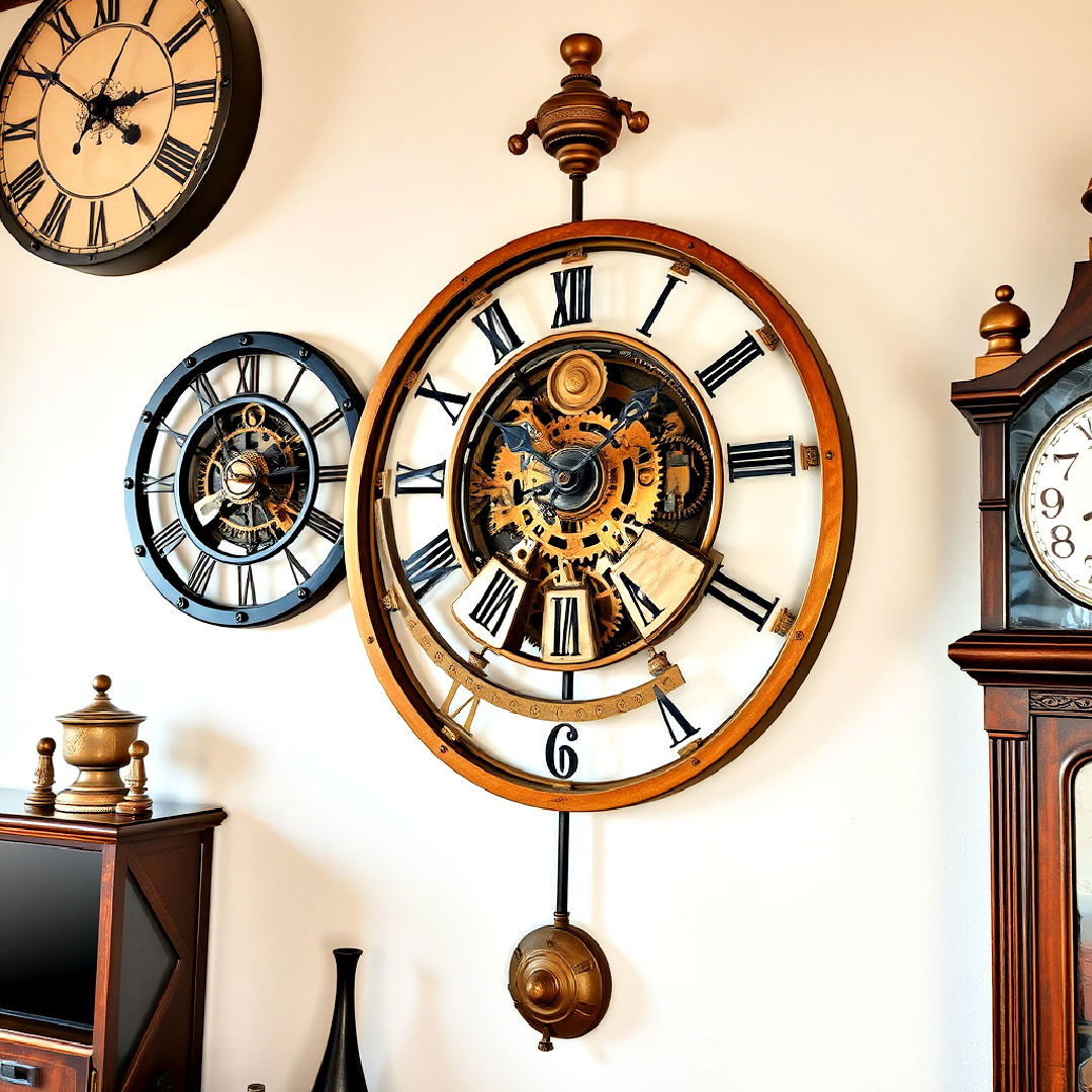 mechanical clocks as focal points