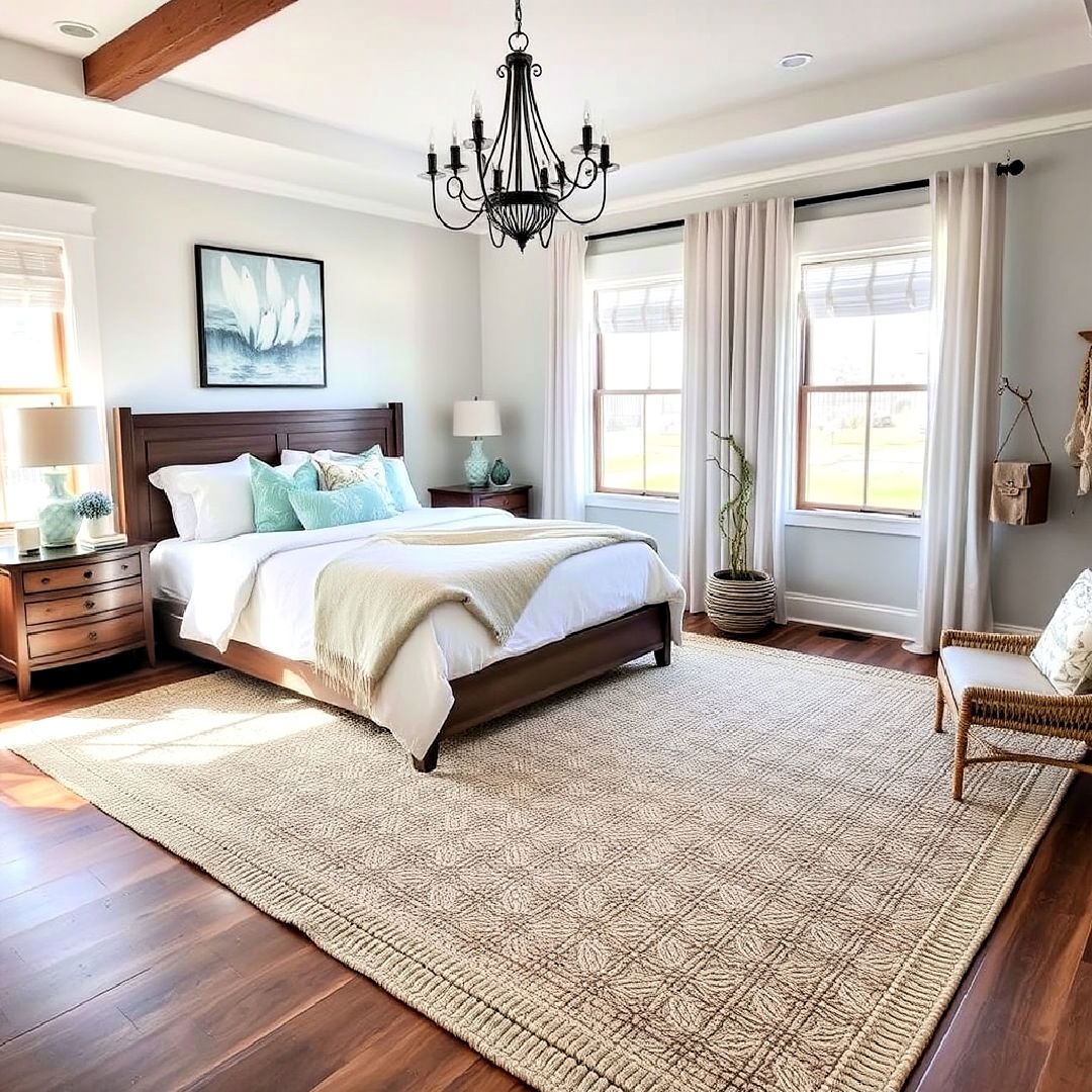 mermaid bedroom seagrass rug