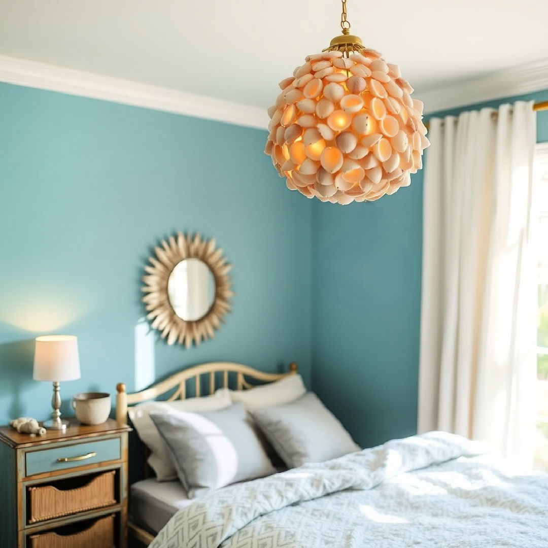 mermaid bedroom seashell pendant lights