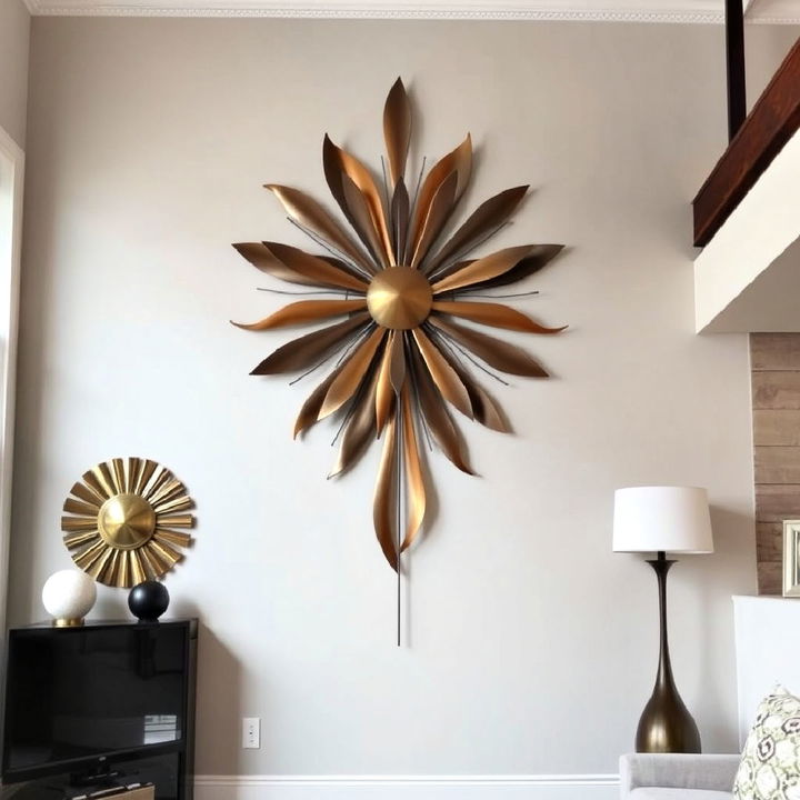 metal art for tall wall