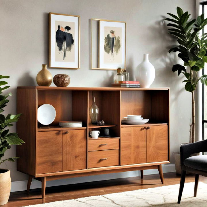 mid century modern hutch