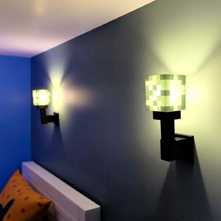 minecraft torch lighting for bedroom