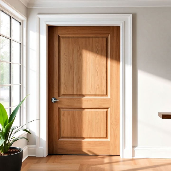 minimalist flat trim for door