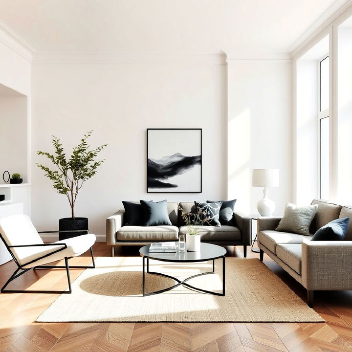 minimalist french interior design