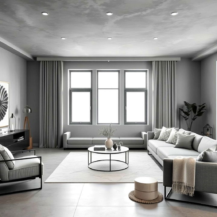 minimalist stone gray modernity