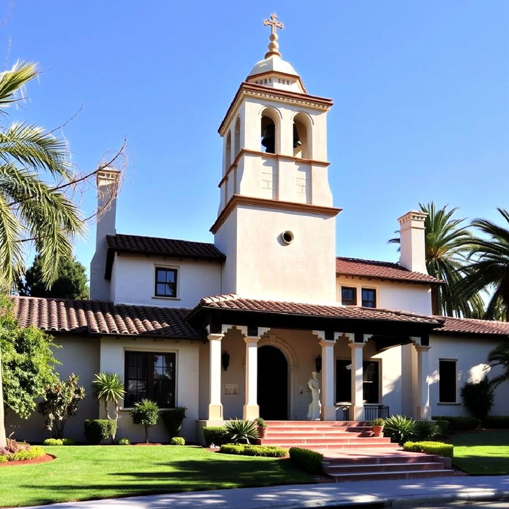 mission style bell towers