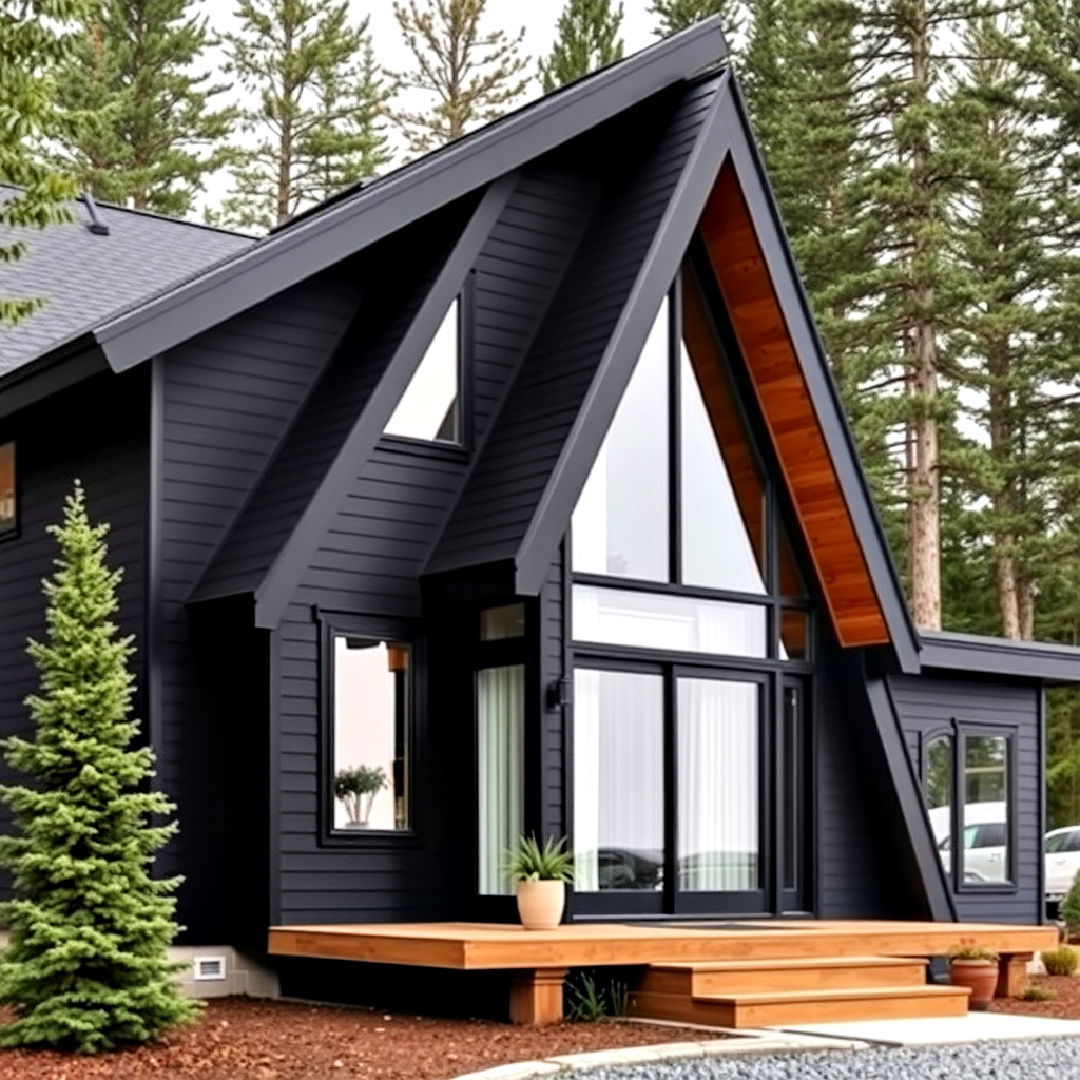 30 Black House Siding Ideas for A Modern Home Exterior