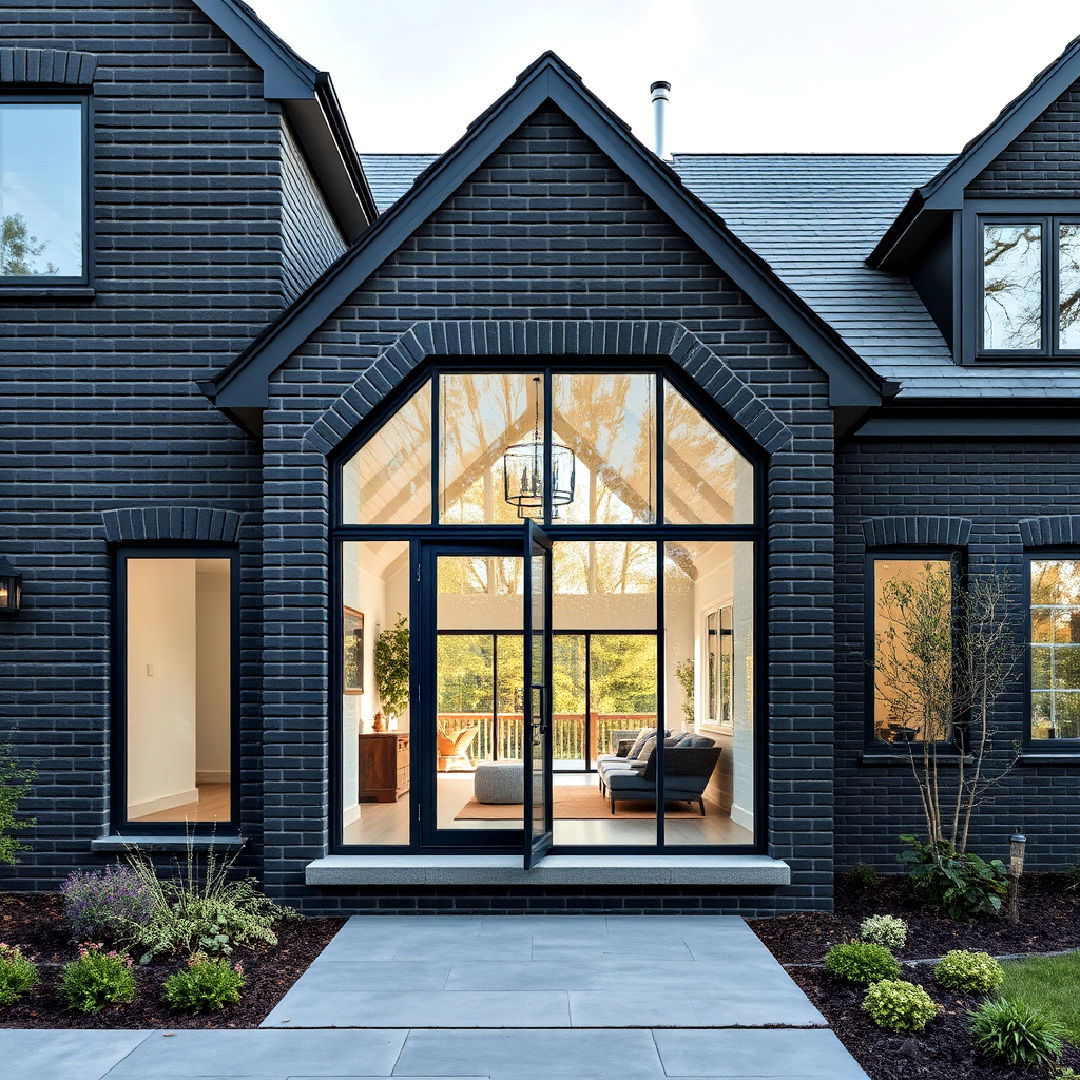 40 Black Brick House Exteriors for Curb Appeal