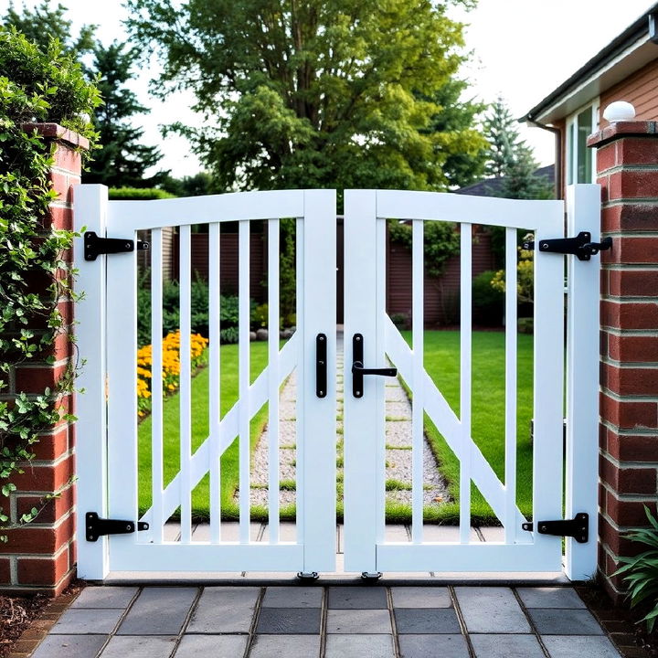 modern electric garden gate