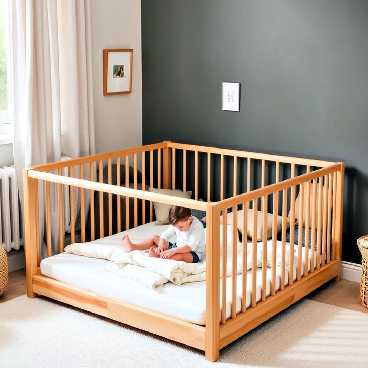 montessori nursery floor bed