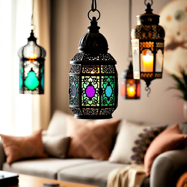 moroccan lanterns for exotic lighting