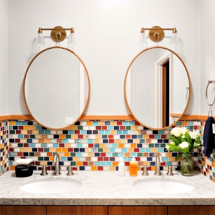 mosaic sink backsplashe