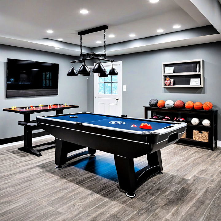 multi purpose fitness and game room