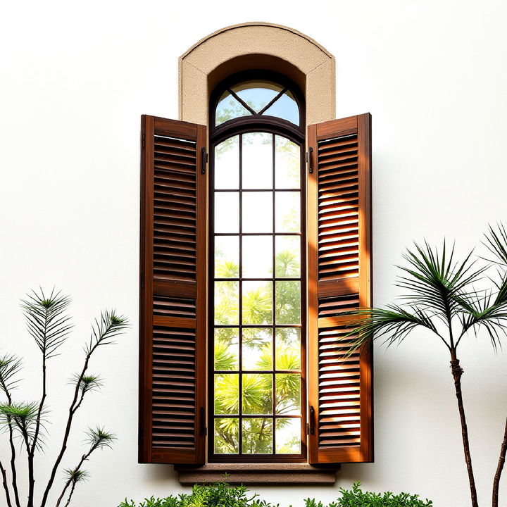 narrow vertical windows